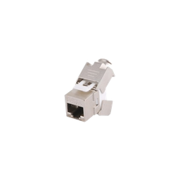 [LP-KJ5S-04] Módulo Jack Keystone Cat5e Blindado (STP) sin Herramienta (Toolless) | LP-KJ5S-04