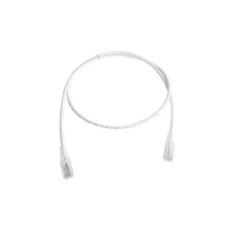 [MC5-10-02B] Patch Cord MC6 Modular Cat5e UTP, CM/LS0H, 3.05 Metros (10 Pies), Color Blanco, Versión Bulk (Sin Empaque Individual) | MC5-10-02B