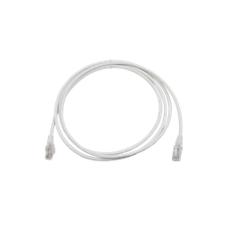 [MC6-07-02B] Patch Cord MC6 Modular Cat6 UTP, CM/LS0H, 2.13 Metros (7 Pies), Color Blanco, Versión Bulk (Sin Empaque Individual) | MC6-07-02B
