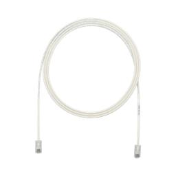 [UTP28X10] Cable de Parcheo UTP Cat6A, CM/LSZH, Diámetro Reducido (28AWG), Color Blanco Mate, 3.05 Metros (10 Pies) | UTP28X10