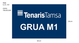 SSMART KIT DE 3 CARTELES GRABADO PERSONALIZADO GRÚA M1