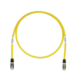 [STP6X1.5MYL] Patch Cord Cat6A, Blindado S/FTP, CM/LS0H, 1.5 Metros (4.92 Pies), Color Amarillo | STP6X1.5MYL