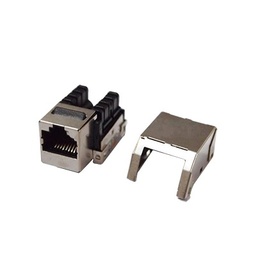 [LP-KJ-530] Módulo Jack Keystone Cat5e con Terminación 110 (Punchdown) Blindado (STP) - Metal | LP-KJ-530