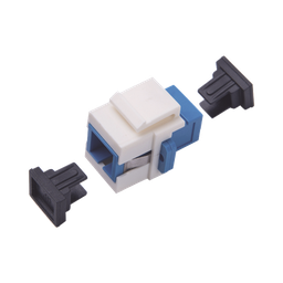 [LP-FO-AD-6126] Acoplador Keystone de Fibra Óptica Monomodo SC/PC Simplex a SC/PC Simplex | LP-FO-AD-6126