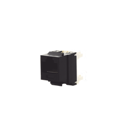 [NKP5E88MBL] Conector Jack Estilo 110 (de Impacto), Tipo Keystone, Categoría 5e, de 8 Posiciones y 8 Cables, Color Negro | NKP5E88MBL