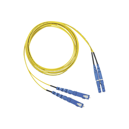 [F92ERLNSNSNM001] Jumper de Fibra Optica Monomodo 9/125 OS2, LC-SC Duplex, OFNR (Riser), Color Amarillo, 1 Metro (3.28 Pies) | F92ERLNSNSNM001