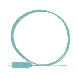 [LP-FOM3-SC-01] Pigtail de Fibra Óptica Simplex SC, PVC, OM3 50/125, Aqua, 1 Metro (3.28 Pies) | LP-FOM3-SC-01