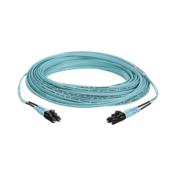 [FX2ERLNLNSNM010] Jumper de Fibra Optica Multimodo 50/125 OM3, LC-LC Duplex, OFNR (Riser), Color Aqua, 10 Metros (32.81 Pies) | FX2ERLNLNSNM010