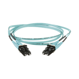 [FX2ERLNLNSNM001] Jumper de Fibra Optica Multimodo 50/125 OM3, LC-LC Duplex, OFNR (Riser), Color Aqua, 1 Metro (3.28 Pies) | FX2ERLNLNSNM001