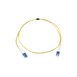 [FJ2-LCULCUL-05] Jumper de Fibra Óptica Monomodo (OS2), XGLO, Riser, LC/UPC-LC/UPC Duplex, OFNR, Color Amarillo, 5 Metros (16.40 Pies) | FJ2-LCULCUL-05