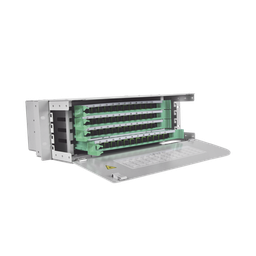 [ODU19T-A48-A] Distribuidor de Fibra Óptica para 48 Empalmes, con 48 Acopladores SC/APC y 48 Pigtails, 19, 3 UR | ODU19T-A48-A