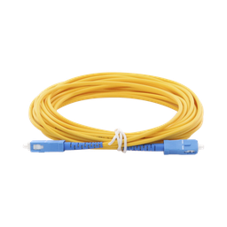 [LPSM3SCUSCUS6] Jumper de Fibra Óptica Monomodo SC/UPC-SC/UPC Simplex de 6 Metros (19.69 Pies), 3mm | LPSM3SCUSCUS6