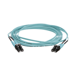 [FZ2ERLNLNSNM015] Jumper de Fibra Óptica Multimodo 50/125 OM4, LC-LC Duplex, OFNR (Riser), Color Aqua, 15 Metros (49.21 Pies) | FZ2ERLNLNSNM015