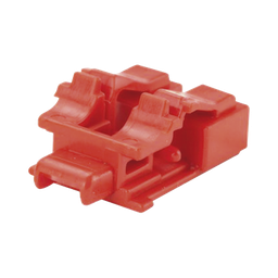 [PSL-LCAB] Kit de 10 Dispositivos para Bloquear Puertos de Fibra Óptica LC Duplex, Color Rojo, Incluye Llave de Extracción | PSL-LCAB