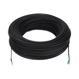 [LP-200-SCU] Rollo de Fibra Óptica Drop Redonda G657A2 Monomodo Simplex de 200 Metros (656.17 pies) con Conectores SC/UPC-SC/UPC para Instalaciones Aéreas, Subterráneas o a la Intemperie | LP-200-SCU