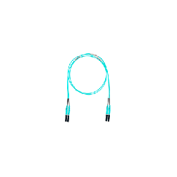 [FZ2ERLNLNSNM018] Jumper de Fibra Óptica Multimodo 50/125 OM4, LC-LC Duplex, OFNR (Riser), Color Aqua, 18 Metros (59.06 Pies) | FZ2ERLNLNSNM018