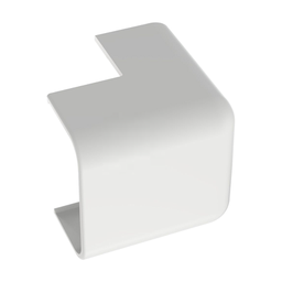 [OCF10WH-X] Esquinero exterior, para uso con canaleta LD10, material ABS, Color Blanco | OCF10WH-X