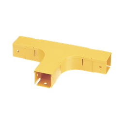 [FT2X2LYL] Accesorio en T Horizontal, Con Ángulos a 90º, Para Canaletas FiberRunner™ 2X2, Color Amarillo | FT2X2LYL