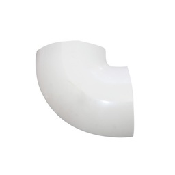 [DMC-4FT-L] Sección en "L" color blanco de PVC auto extinguible,  para canaleta DMC4FT (9430-02001) | DMC-4FT-L