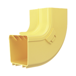 [FRIVRA4X4LYL] Bajada Vertical Interior de 90º con Tapa, Para uso con Canaletas 4X4 FiberRunner™, Color Amarillo | FRIVRA4X4LYL
