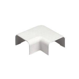 [RAF5IW-E] Conexión en ángulo recto "L", para uso con canaleta LD5, material ABS, Color Blanco Mate | RAF5IW-E
