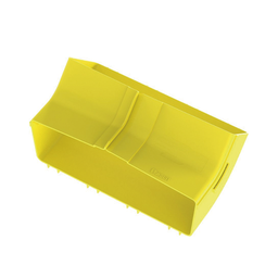 [FRIV4512X4LYL] Bajada Vertical Interior de 45º con Tapa, Para uso con Canaletas 12X4 FiberRunner™, Color Amarillo | FRIV4512X4LYL