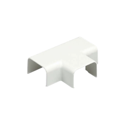 [TF5IW-E] Conexión en "T", para uso con canaleta LD5, material ABS, Color Blanco Mate | TF5IW-E