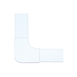 [PT-48-L] Sección en "L" color blanco de PVC auto extinguible,  para canaleta PT48 (6130-01002) | PT-48-L