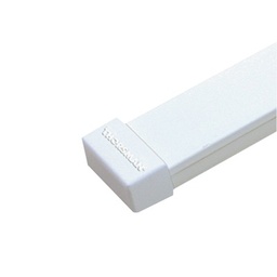 [TMK-1720-F] Tapa final color blanco de PVC auto extinguible, para canaleta TMK1720 (5290-02001) | TMK-1720-F