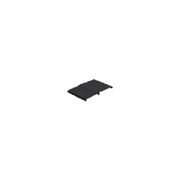 [FRHC12BL6] Tapa Con Bisagra a Presión Para Canaleta FiberRunner™ FR12X4BL6, de PVC Rígido, Color Negro, 1.8 m de Largo | FRHC12BL6