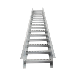 [CH-E89PX6AK] Escalera de Aluminio Portacables / Perfil Z / Peralte 3 1/4" /Paso 9" / Ancho 6" / 3.66 metros / Capacidad Máx. 137 Cables / Incluye Cople Union y Tornillería | CH-E89PX6AK
