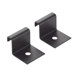 [LVWBB] Kit de Soporte Vertical a Pared, Para Charola Tipo Escalerilla, de Acero, Color Negro | LVWBB
