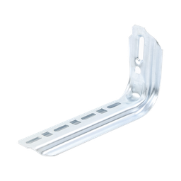 [MG-60-101EZ] Ménsula omega tipo L inteligente, 210mm de ancho, con acabado Electro Zinc | MG-60-101EZ