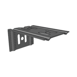 [ML-MEC-100EZ] Ménsula Para MallaFils, para montaje en pared, para anchos de charola de 100 mm, con acabado electrozinc | ML-MEC-100EZ