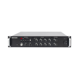 [DS-QAZ1A500G1-VB2] Amplificador de audio | 2 zonas de 250W  | 100V/70V | Calendarización de eventos | Biblioteca de Materiales de Audio | Entrada de Alarma | Hik-connect /Hikcentral profesional | DS-QAZ1A500G1-VB2