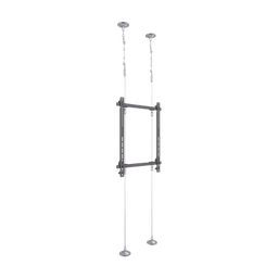 [EMWS1U] Montaje Cableado de Acero| Suelo a Techo| Capacidad Máx. de Carga 30kg| Para Pantallas de 32" ~ 75"| VESA 400 x 600 | EMWS1U