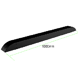 [SDJH128] Soporte Estructural para  Videowall con motaje en Piso | Perfil Rectangular  de 1m|  Diámetro de los orificios 20 mm  Post Support 76.5 mm |Incluye Herramientas Allen| 4 Agujeros Pasantes M8 | SDJH128