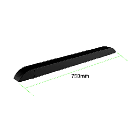 [SDJH121] Accesorio - Soporte para Estructura de Piso para Videowall de 75 cm | Longitud total 815.6 mm | Altura 76.2 mm | Profundidad 50 mm | Incluye Herramientas de Montaje | Tornillos M8 | Tapas de Cierre | SDJH121