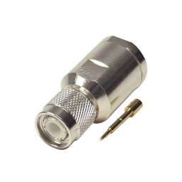 [RFT-1201-SI] Conector TNC Macho de Rosca en 50 Ohm para cable LMR-400, 9913, 8214, CNT-400, RG8/U-SYS, RFLASH-1113, Plata/ Oro/ Teflón. | RFT-1201-SI