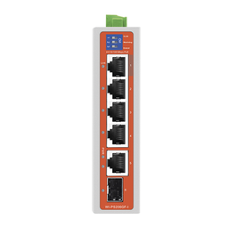 [WIPS206GFIV2] Switch Industrial / 4 Puertos 10/100 Mbps con PoE 802.3af/at / 2 Puertos Uplink Gigabit (1 Rj45 - 1 SFP) / PoE Hasta 250 m | WIPS206GFIV2