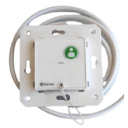 [NX0067/C] Módulo Asistencial de Empotrar IP67 / Material ABS Antimicrobiano / Botón Cancelación / Indicador Luminoso de Alarma y Presencia / RS485 / Compatible Cajas Europeas y Americanas | NX0067/C