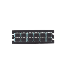 [LP-FO-S12-MM] Placa Acopladora para Distribuidor de Fibra Óptica LP-ODF-8024, Incluye 12 Acopladores SC Simplex para Fibra Multimodo (12 Fibras) | LP-FO-S12-MM