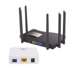 [KIT2-VPON-MESH] Kit 2 ONU Bridge V-Sol, Dual GPON/EPON con Router Home Mesh Ideal para distribuciones WISP de mayor cobertura Wi-Fi en Hogares y Oficinas | KIT2-VPON-MESH