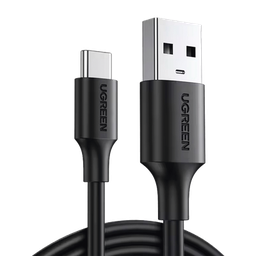 [20884] Cable USB-A a USB-C | 2 Metros | Carga y Sincronización de Datos | Carga Rápida 60W | Datos 5 Gbps | QC 3.0/2.0 | FPC | AFC | Protección Integrada | Duradero y Flexible| Caja ABS | Cubierta de TPE | Color Negro. | 20884