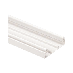 [T70BWH6] Base para canaleta T-70, de PVC rígido, con orificios perforados para montaje, 103.3 x 44.9 x 1828.8 mm, Color Blanco | T70BWH6