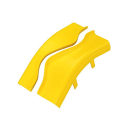 [FROV45SC4LYL] Tapa de Bajada Vertical Exterior de 45º, Para uso con Canaletas 4X4 FiberRunner™, Color Amarillo | FROV45SC4LYL