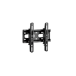 [KL31-22T] Soporte de Pared con Inclinación para monitores hasta 43"|Compatible VESA 75x75 a 200x200 | Capacidad de Carga 45 kg | Separación de la pared 53 mm | Fabricado en acero | Color Negro | KL31-22T
