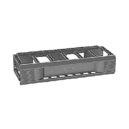 [DCHS1] Organizador de Cables Horizontal CableTek, Sencillo (Solo Frontal), Para Rack de 19in, 1 UR | DCHS1