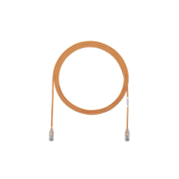 [UTP28SP3OR] Cable de Parcheo TX6, UTP Cat6, Diámetro Reducido (28AWG), Color Naranja, 0.91 Metros (3 Pies) | UTP28SP3OR
