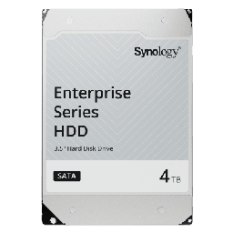 [HAT53204T] Disco Duro SATA de 3,5" Serie Plus / Capacidad 4TB / Interfaz SATA 6 GB/s / Tecnología CMR / MTBF de 1,2 Millón de Horas / Carga de Trabajo de 180 TB/año / Compatible con Synology DSM | HAT53204T